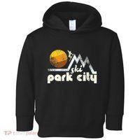 70s Style Ski Park City Utah Toddler Hoodie thumb 0