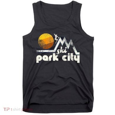 70s Style Ski Park City Utah Tank Top
