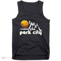 70s Style Ski Park City Utah Tank Top thumb 0