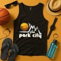 70s Style Ski Park City Utah Tank Top thumb 4