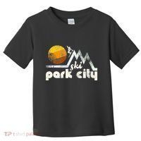 70s Style Ski Park City Utah Toddler T-Shirt thumb 0