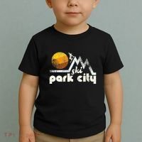 70s Style Ski Park City Utah Toddler T-Shirt thumb 2
