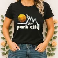 70s Style Ski Park City Utah Women's T-Shirt thumb 2