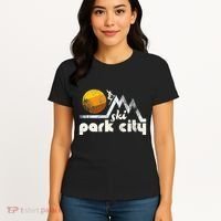 70s Style Ski Park City Utah Women's T-Shirt thumb 4