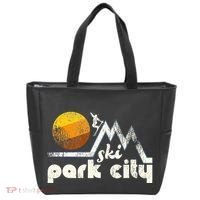 70s Style Ski Park City Utah Tote Bag thumb 0