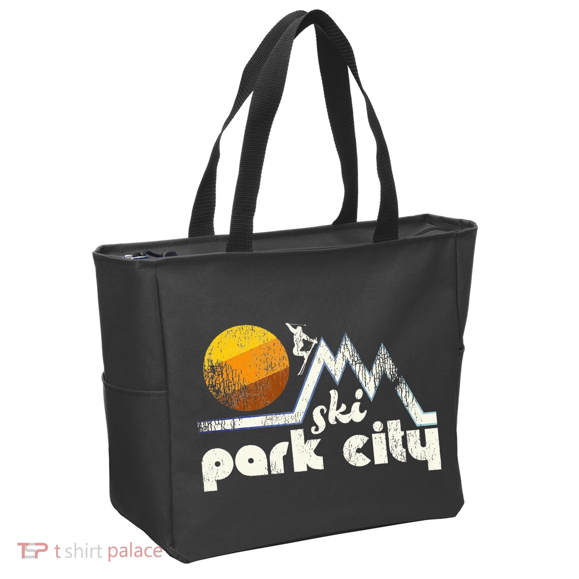 70s Style Ski Park City Utah Tote Bag