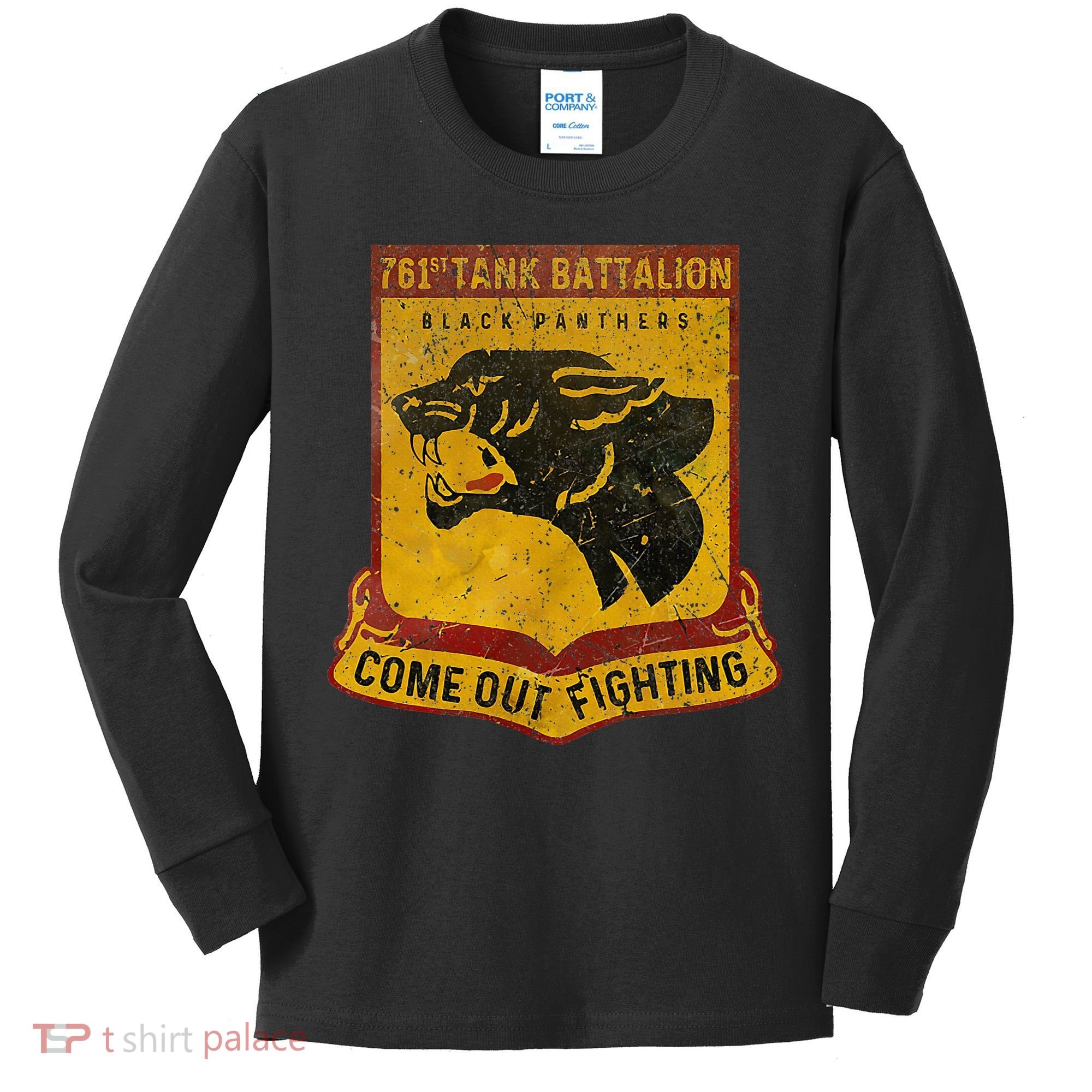 761st Tank Battalion Kids Long Sleeve Shirt