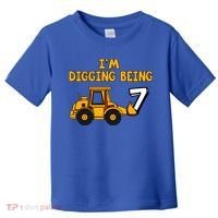 7th Birthday I'm Digging Being Seven Toddler T-Shirt thumb 0