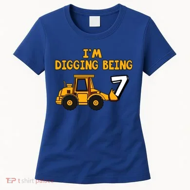 7th Birthday I'm Digging Being Seven Women's T-Shirt