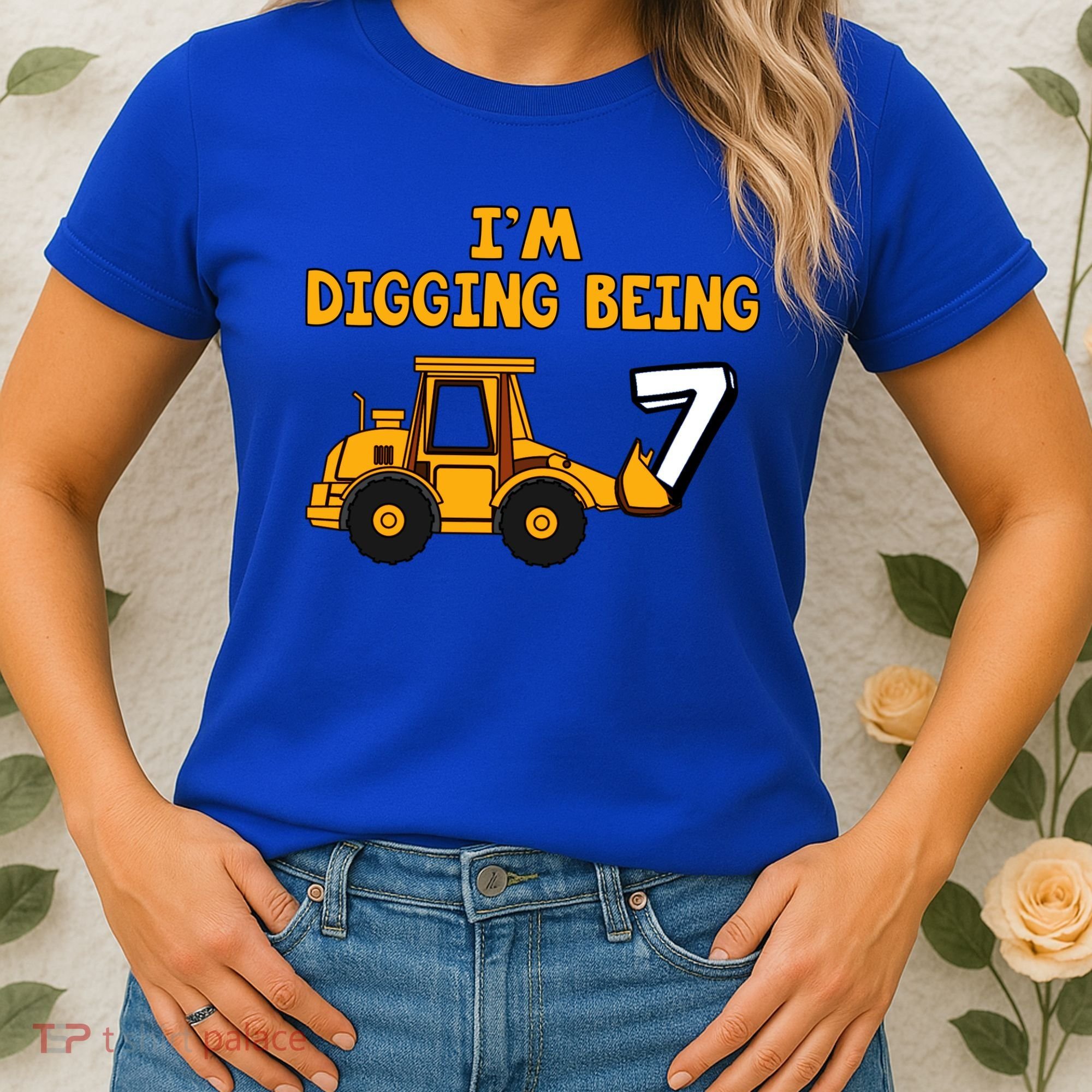7th Birthday I'm Digging Being Seven Women's T-Shirt