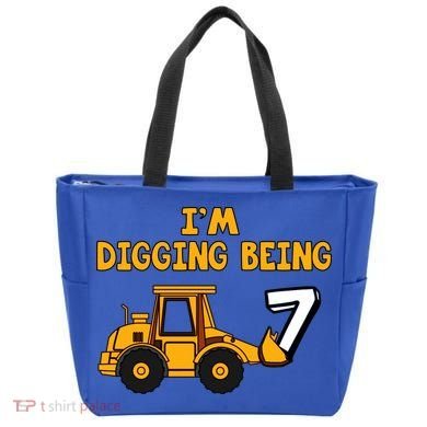 7th Birthday I'm Digging Being Seven Tote Bag