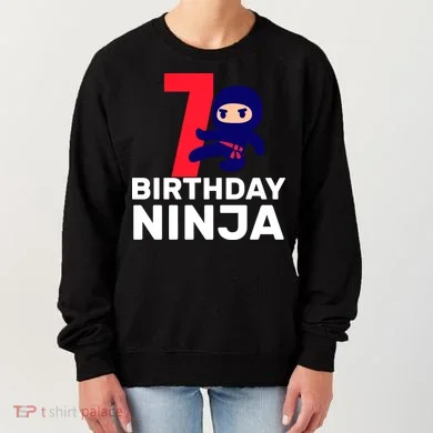 7th Birthday Ninja Women's Sweatshirt