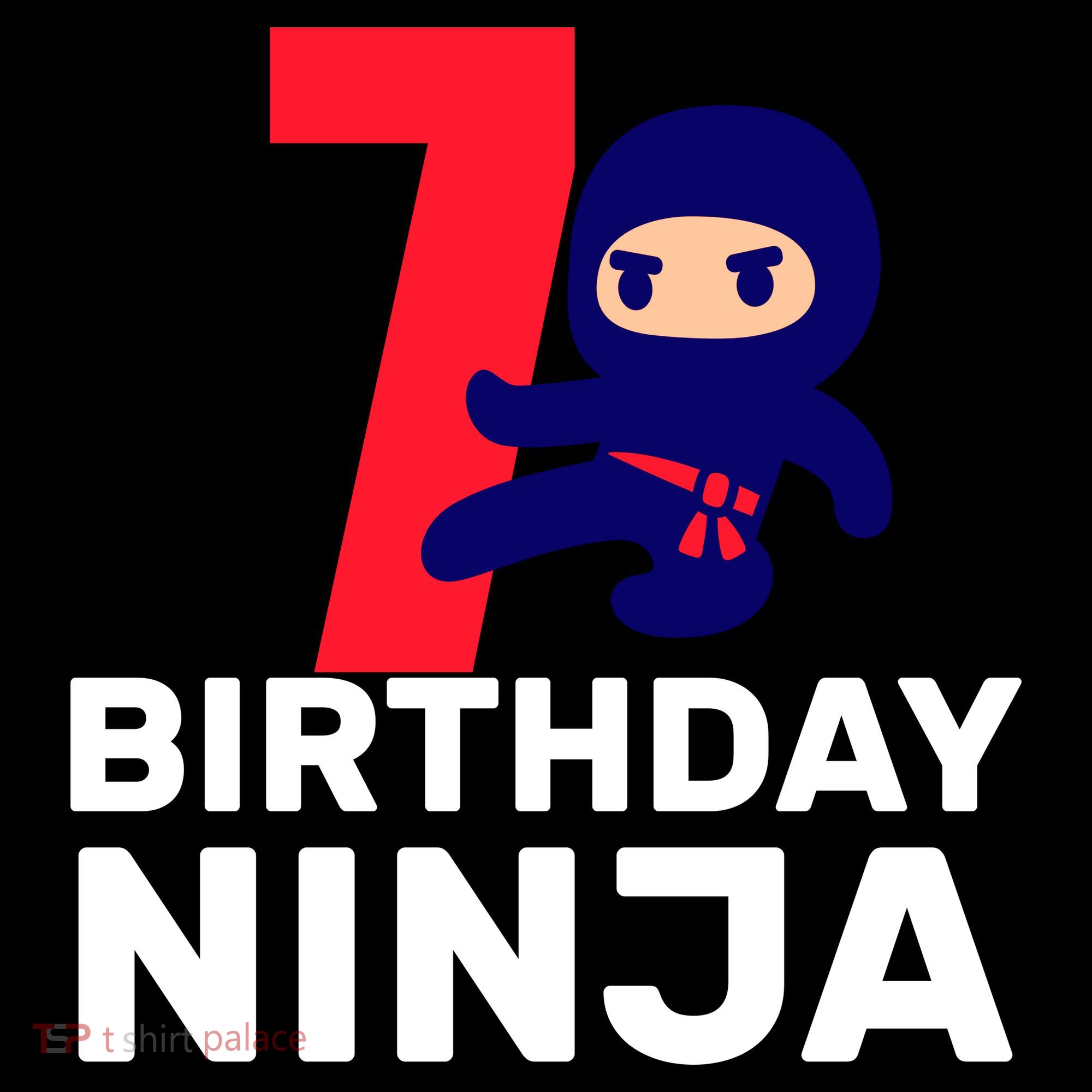 7th Birthday Ninja Doggie Tank