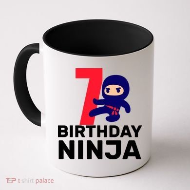 7th Birthday Ninja Coffee Mug