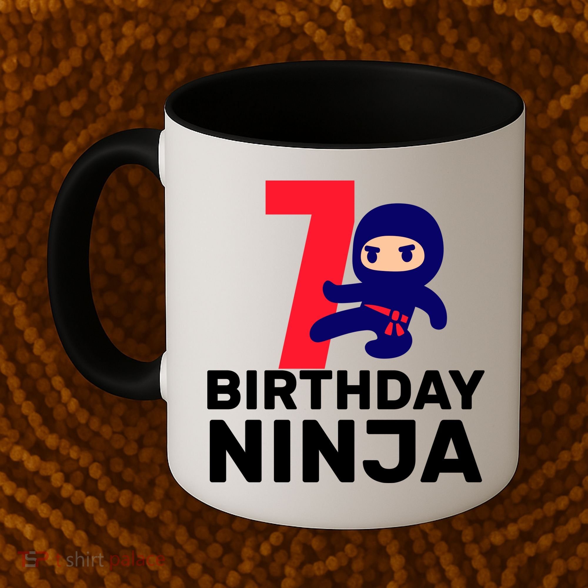7th Birthday Ninja Coffee Mug