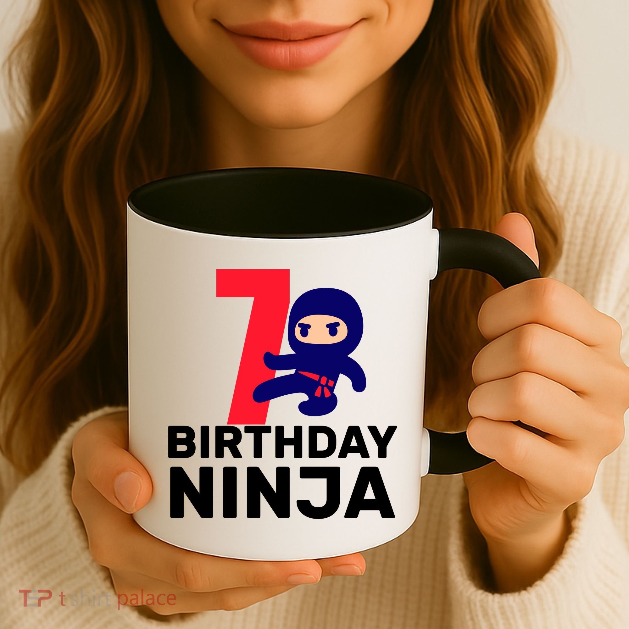 7th Birthday Ninja Coffee Mug