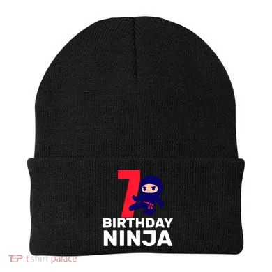 7th Birthday Ninja Beanie