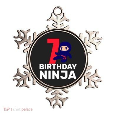 7th Birthday Ninja Ornament