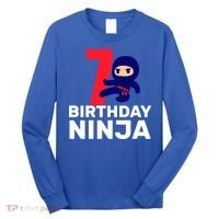 7th Birthday Ninja Long Sleeve Shirt thumb 0