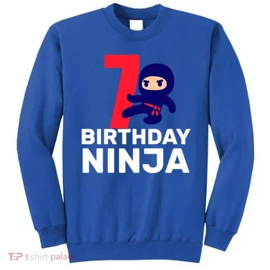 7th Birthday Ninja Sweatshirt