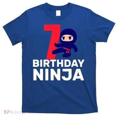 7th Birthday Ninja T-Shirt