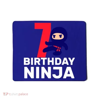7th Birthday Ninja Mousepad