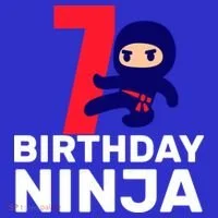 7th Birthday Ninja Baby Bodysuit thumb 2