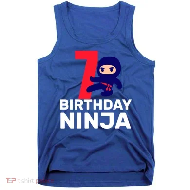 7th Birthday Ninja Tank Top