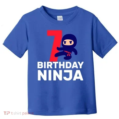 7th Birthday Ninja Toddler T-Shirt