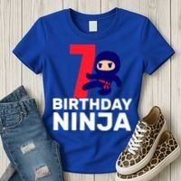 7th Birthday Ninja Women's T-Shirt thumb 3