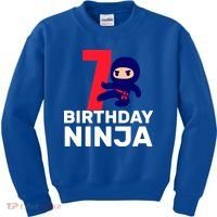 7th Birthday Ninja Kids Sweatshirt thumb 0