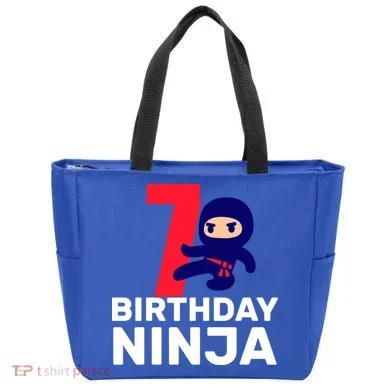 7th Birthday Ninja Tote Bag
