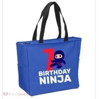 7th Birthday Ninja Tote Bag thumb 2
