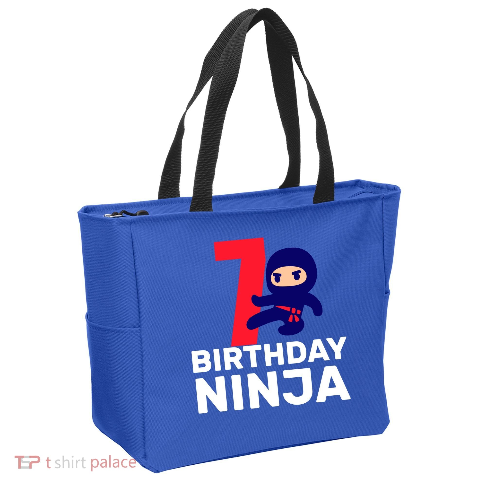 7th Birthday Ninja Tote Bag