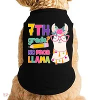 7th Grade? No Prob Llama Doggie Tank thumb 0
