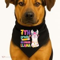 7th Grade? No Prob Llama USA-Made Doggie Bandana thumb 1