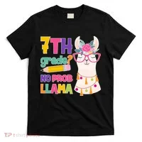7th Grade? No Prob Llama T-Shirt thumb 0
