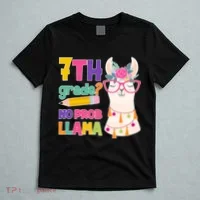 7th Grade? No Prob Llama T-Shirt thumb 5