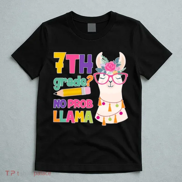 7th Grade? No Prob Llama T-Shirt