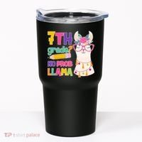 7th Grade? No Prob Llama Tumbler thumb 0