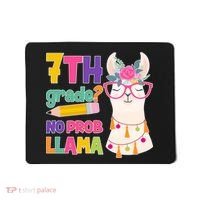 7th Grade? No Prob Llama Mousepad thumb 0