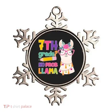 7th Grade? No Prob Llama Ornament