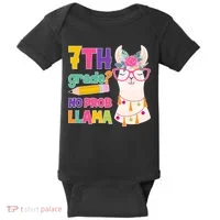 7th Grade? No Prob Llama Baby Bodysuit thumb 0
