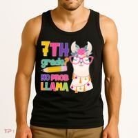 7th Grade? No Prob Llama Tank Top thumb 3