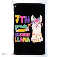 7th Grade? No Prob Llama Golf Towel thumb 0