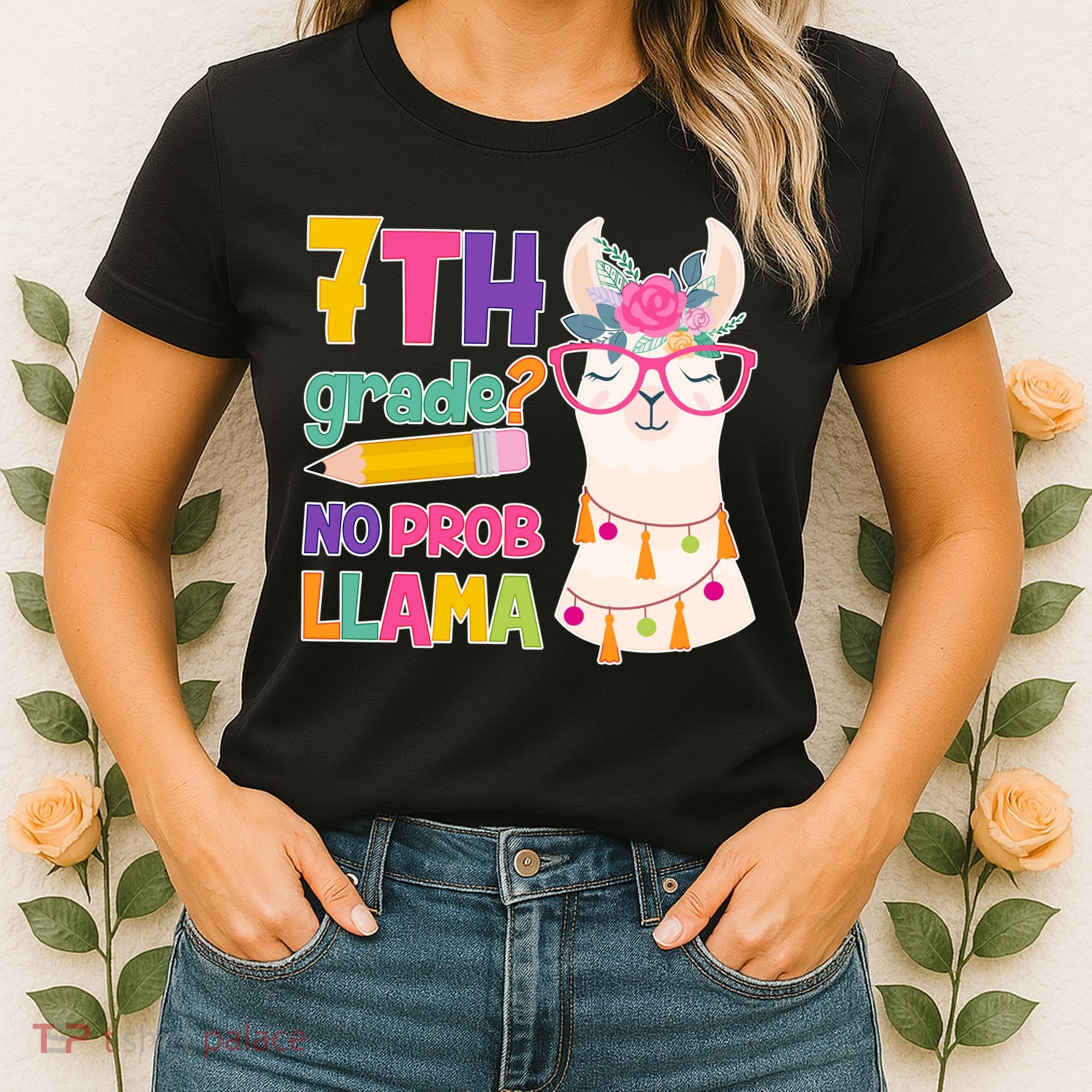 7th Grade? No Prob Llama Women's T-Shirt