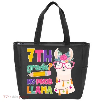 7th Grade? No Prob Llama Tote Bag