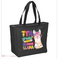 7th Grade? No Prob Llama Tote Bag thumb 2
