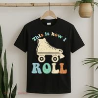 70's This Is How I Roll Vintage Retro Roller Skates Shirt T-Shirt thumb 2
