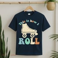 70's This Is How I Roll Vintage Retro Roller Skates T-Shirt thumb 2